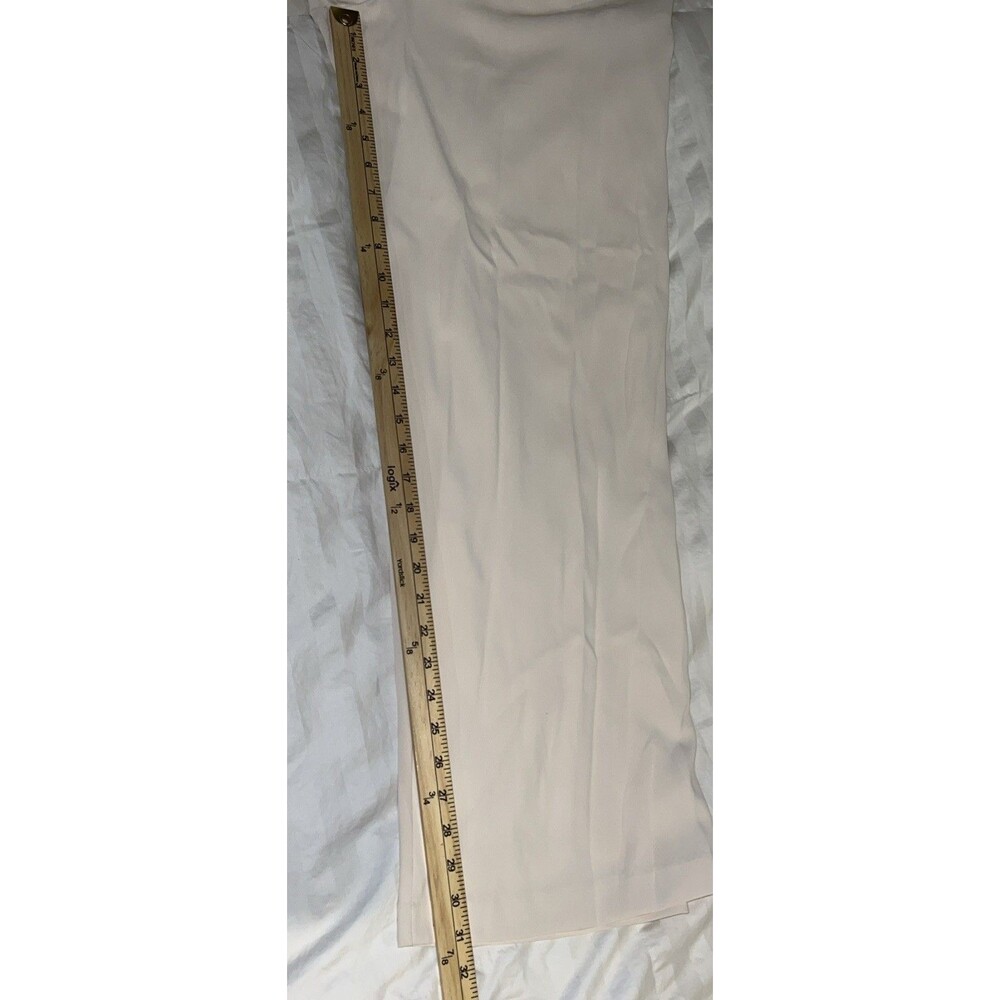French Connection Women Wide Leg Trouser Color Cream XL Office Casual Preppy NWT - Picture 15 of 16